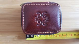 Estuche  para lentillas de cuero NUEVO