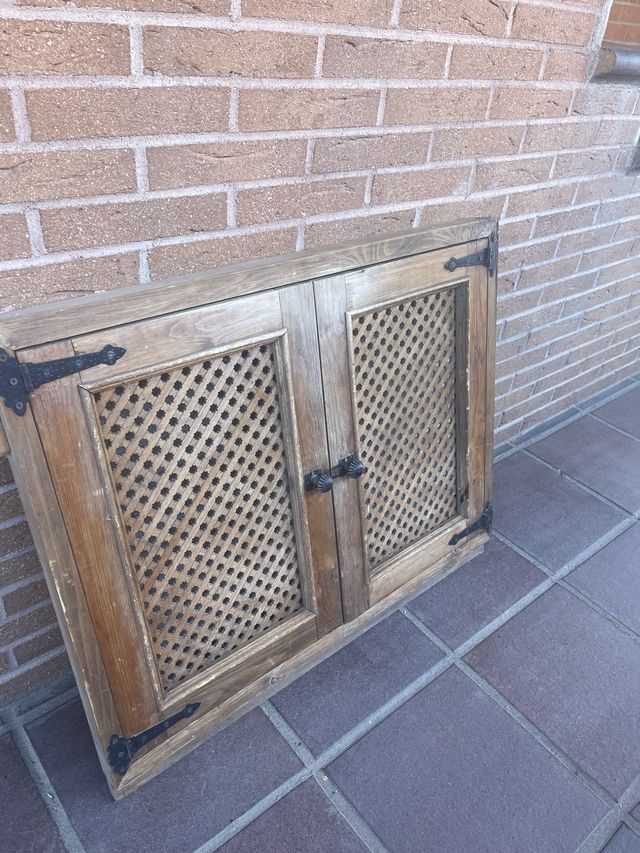 Ventana de madera maciza de decoración 