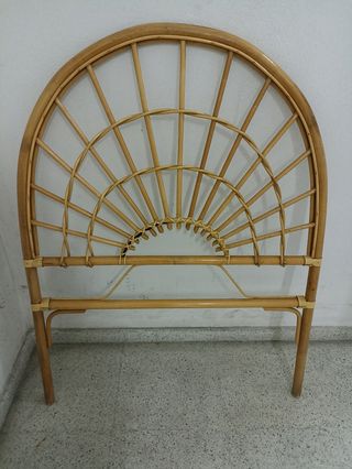 Cabecero ratán natural cama 90