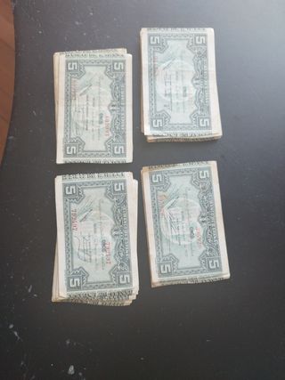 BILLETES 5 PESETAS 1937 BANCO ESPAÑA BILBAO