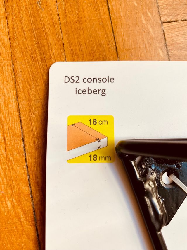 4 Soportes nuevos para baldas estantes