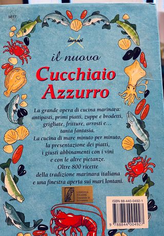 2 Libri italiani con 800 ricette di pesce