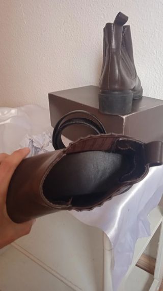 Conjunto botín andaluz y Cinturón Piel Calidad
