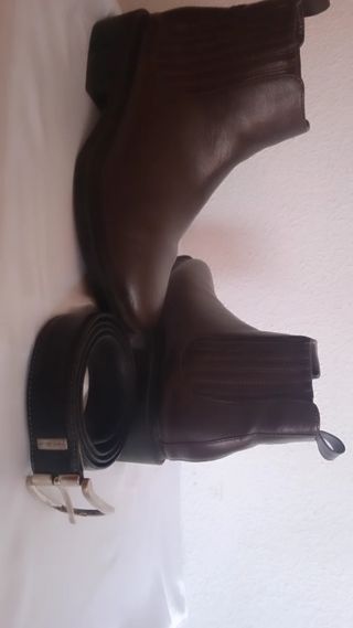 Conjunto botín andaluz y Cinturón Piel Calidad