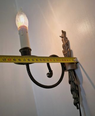 Antiguo aplique o lamparita de pared Art nouveau