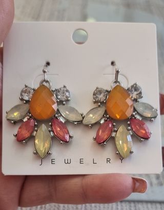 Oferta de pendientes de fiesta piedras de cristal