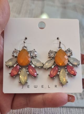 Oferta de pendientes de fiesta piedras de cristal