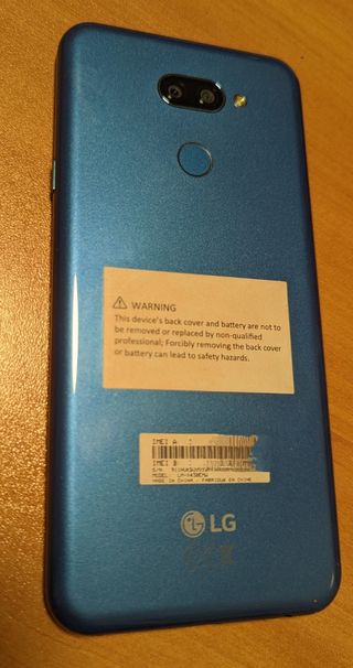 Móvil LG K40S + funda protectora silicona