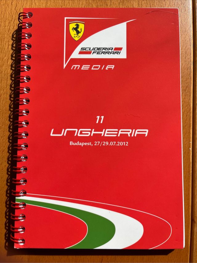 Media Book Scuderia Ferrari Ungheria 2012