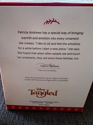 Disney tangled ornament