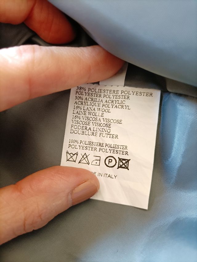 Gonnellina lana, acrilico e viscosa taglia 40