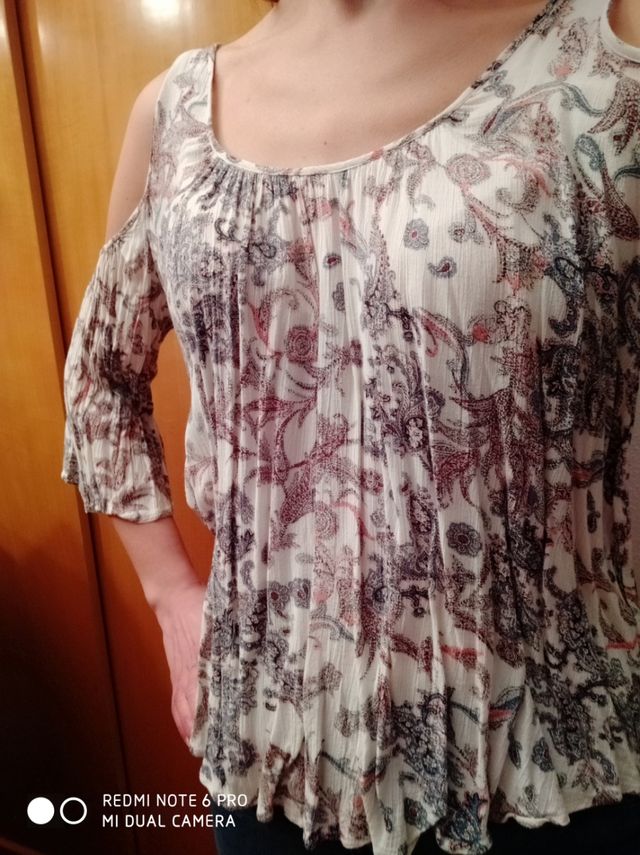 blusa estampada