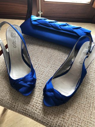 Zapatos con bolso, set
