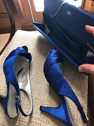 Zapatos con bolso, set