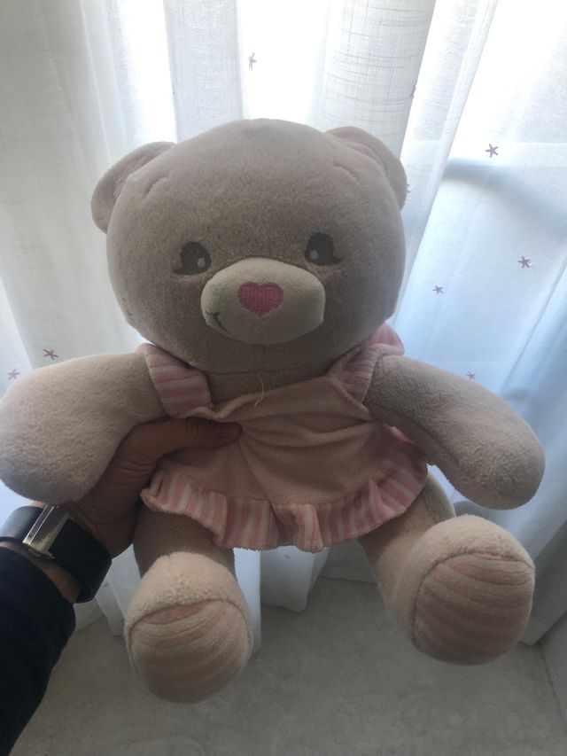 Peluche osito rosa