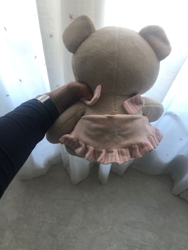 Peluche osito rosa