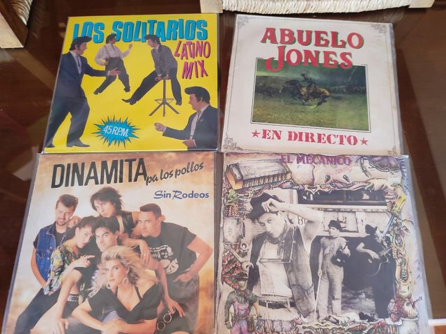 Lote de discos pop español