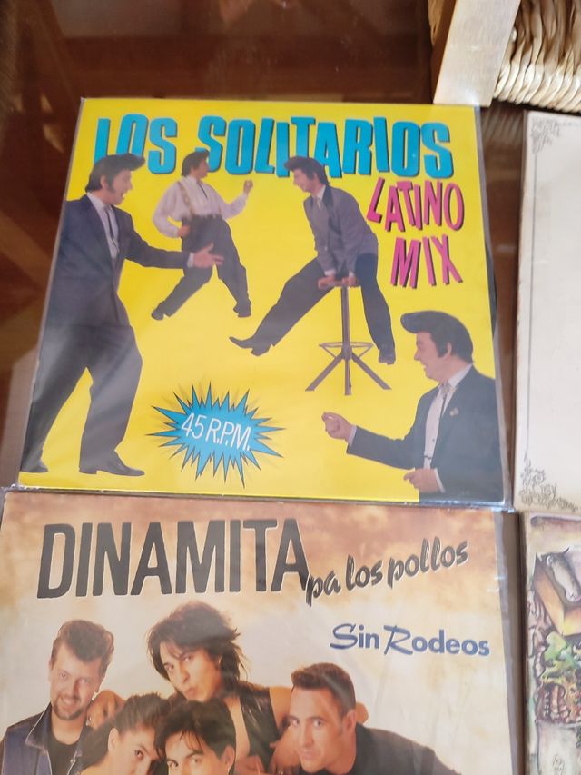 Lote de discos pop español