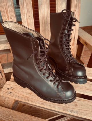Anfibi 41/42 cuoio esercito campagna