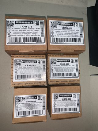 Silentblocks eje Jeep KJ ZJ WJ WK