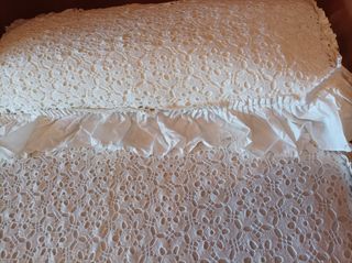 Colcha hecha a mano ganchillo