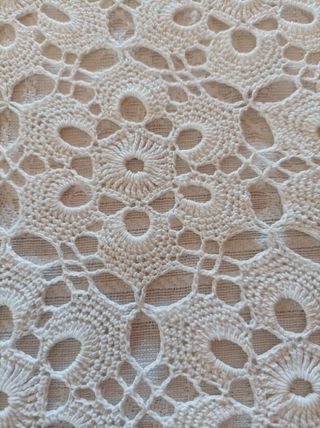Colcha hecha a mano ganchillo