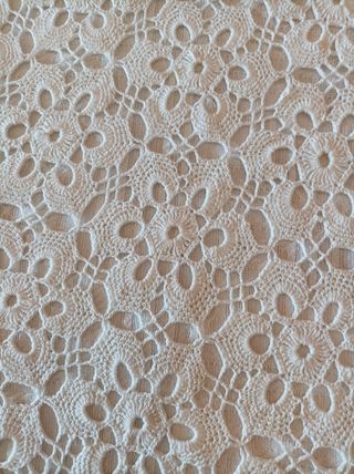 Colcha hecha a mano ganchillo