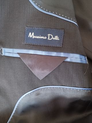 traje caballero + camisa Massimo Dutti
