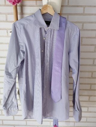 traje caballero + camisa Massimo Dutti