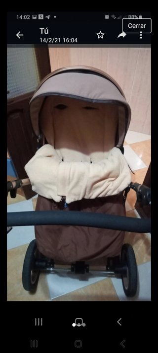 Carrito bebé 2 en 1 COMO NUEVO + silla de coche
