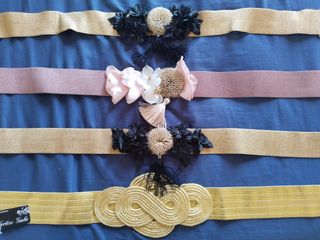 4 Cinturones de fiesta marca Vértice Gala nuevos