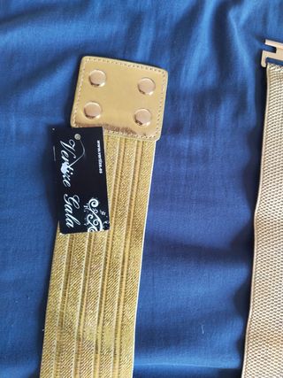 4 Cinturones de fiesta marca Vértice Gala nuevos