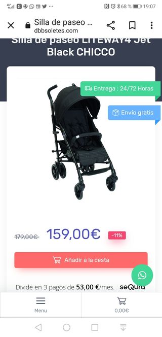 silla de paseo chico