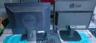 monitores pc 14" (benq y Lg) 