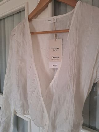 Top blanco Mango Teen