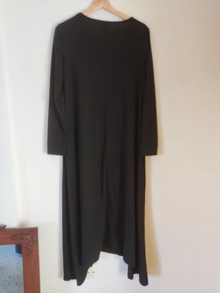 vestido túnica negro largo sin uso. 