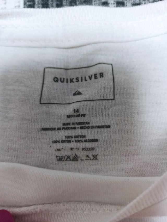 Lote 4 camisetas Quiksilver chico