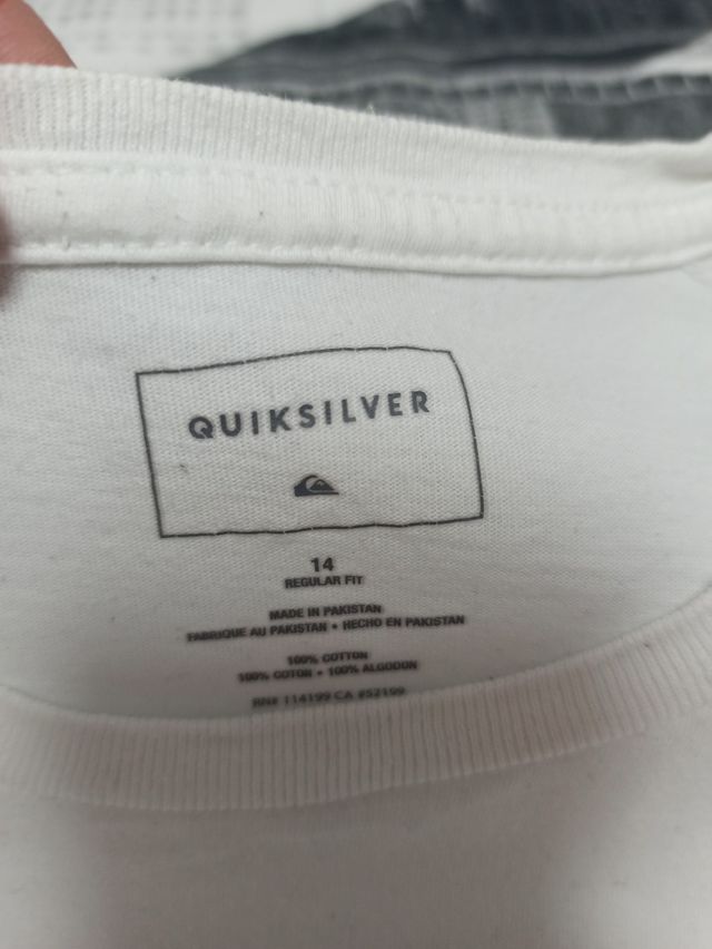 Lote 4 camisetas Quiksilver chico
