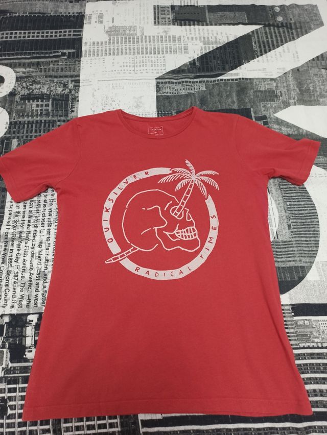 Lote 4 camisetas Quiksilver chico