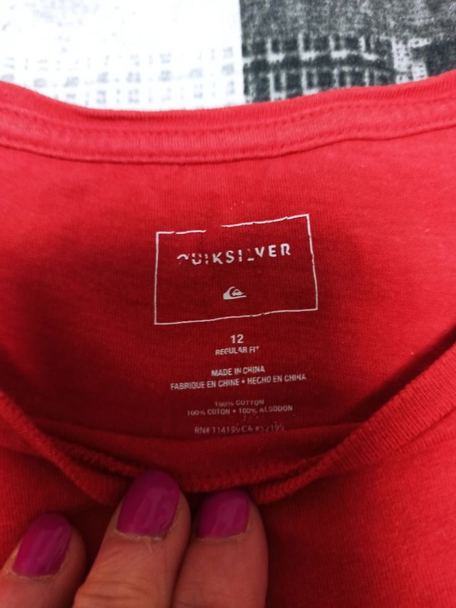 Lote 4 camisetas Quiksilver chico