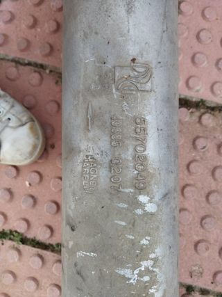 Silencioso trasero del Opel Corsa D 1.3 cdti