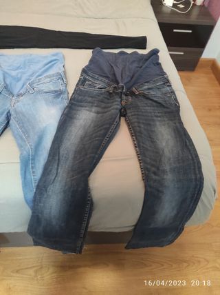 Lote pantalones premamá