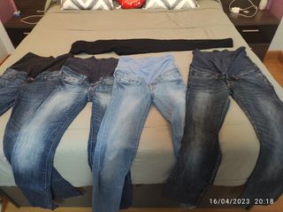 Lote pantalones premamá