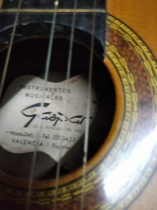 Guitarra española Marca GASPAR