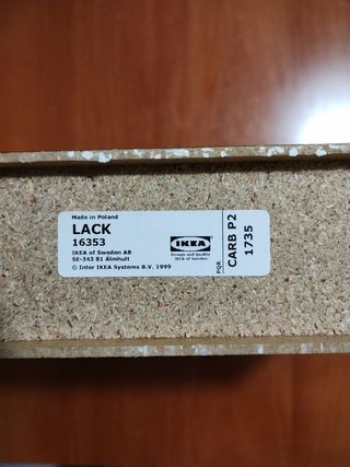 Estante de pared Lack IKEA x3