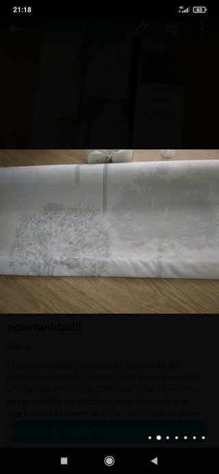 Estor enrollable dibujo