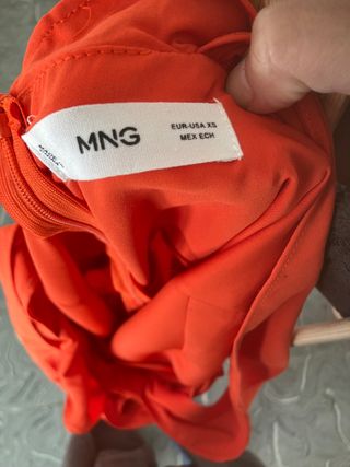 Mono tirantes naranja fiesta