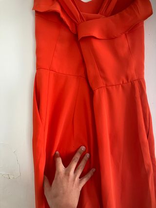 Mono tirantes naranja fiesta