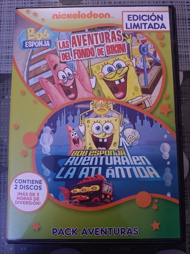 DVD BOB ESPONJA pack 2 originales