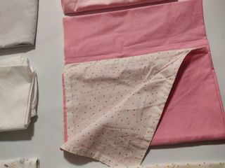 2 juegos de sábanas completas minicuna nuevas